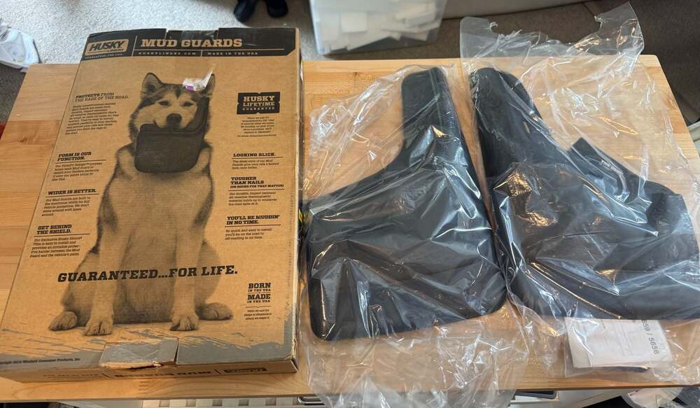 Husky Liners Custom Molded Front Mud Guards 04-14 Ford F150 w/OEM Flares